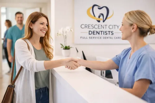 Walk-in dental office visit